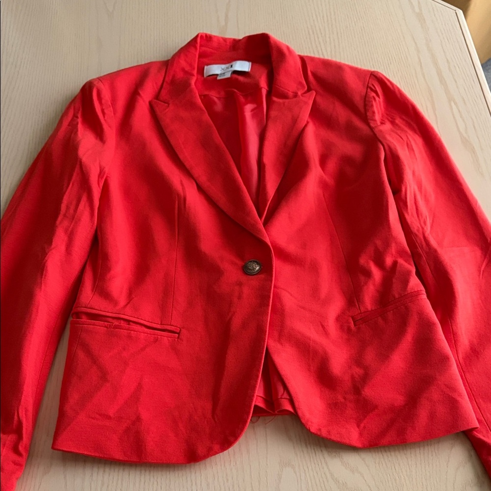 Women's Orange Blazer